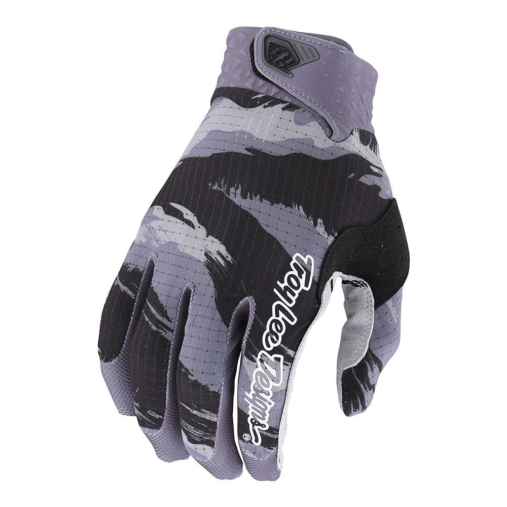 Troy Lee Designs 2024 Youth Air Gloves Brushed Camo Black Grey